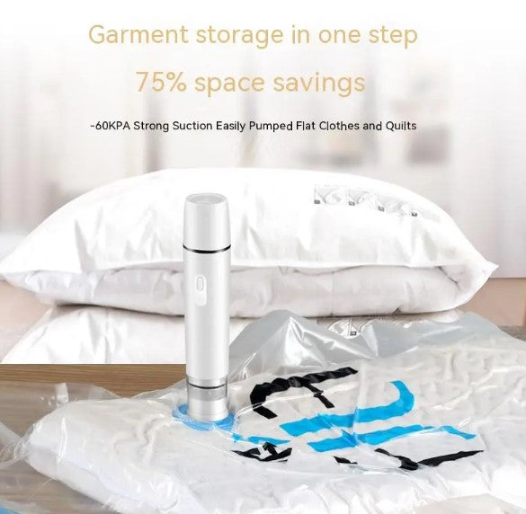Rechargeable Mini Vacuum Sealer – Food, Clothes & Travel
