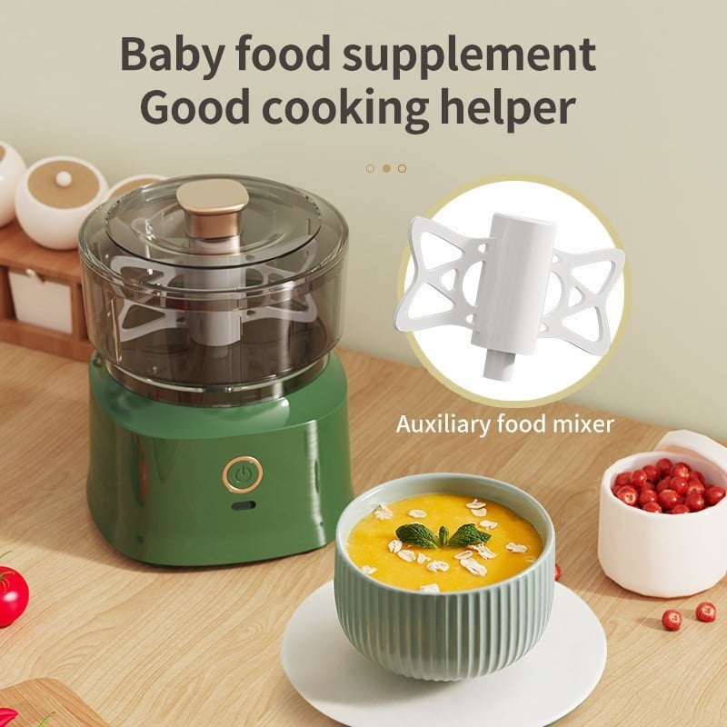Wireless Electric Garlic Chopper – Cordless, Rechargeable, Stainless Steel Blades